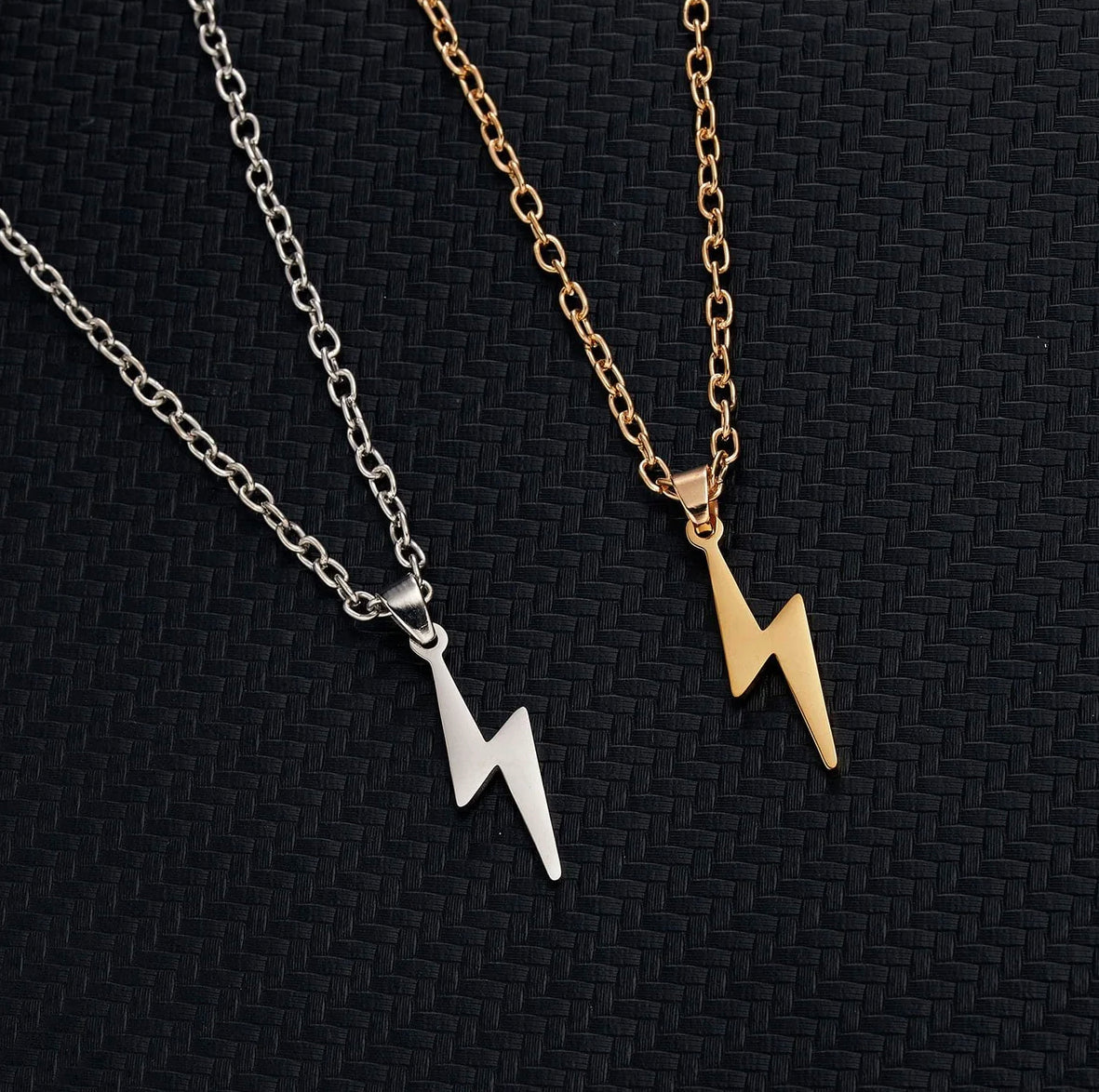 Electric Lightning Bolt Necklace