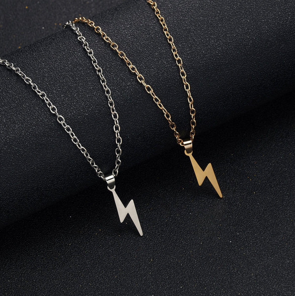 Electric Lightning Bolt Necklace