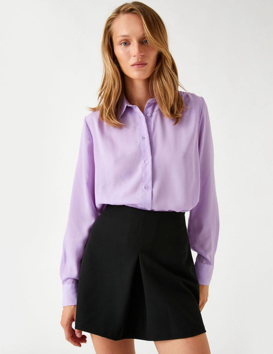 Lavender Structured Shirt