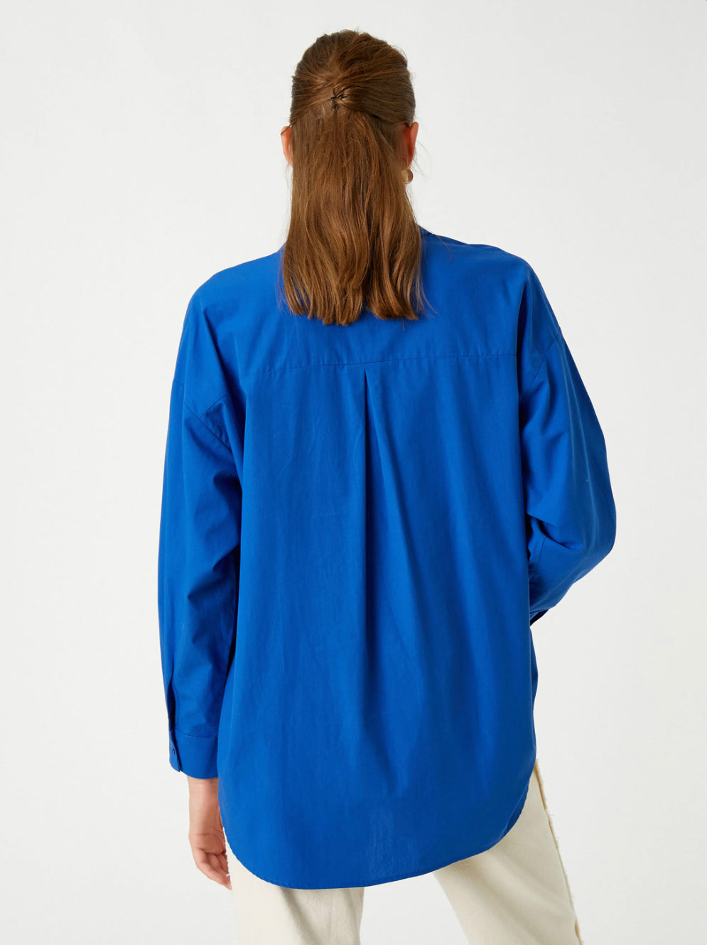 Blue Sandra Buttoned Shirt