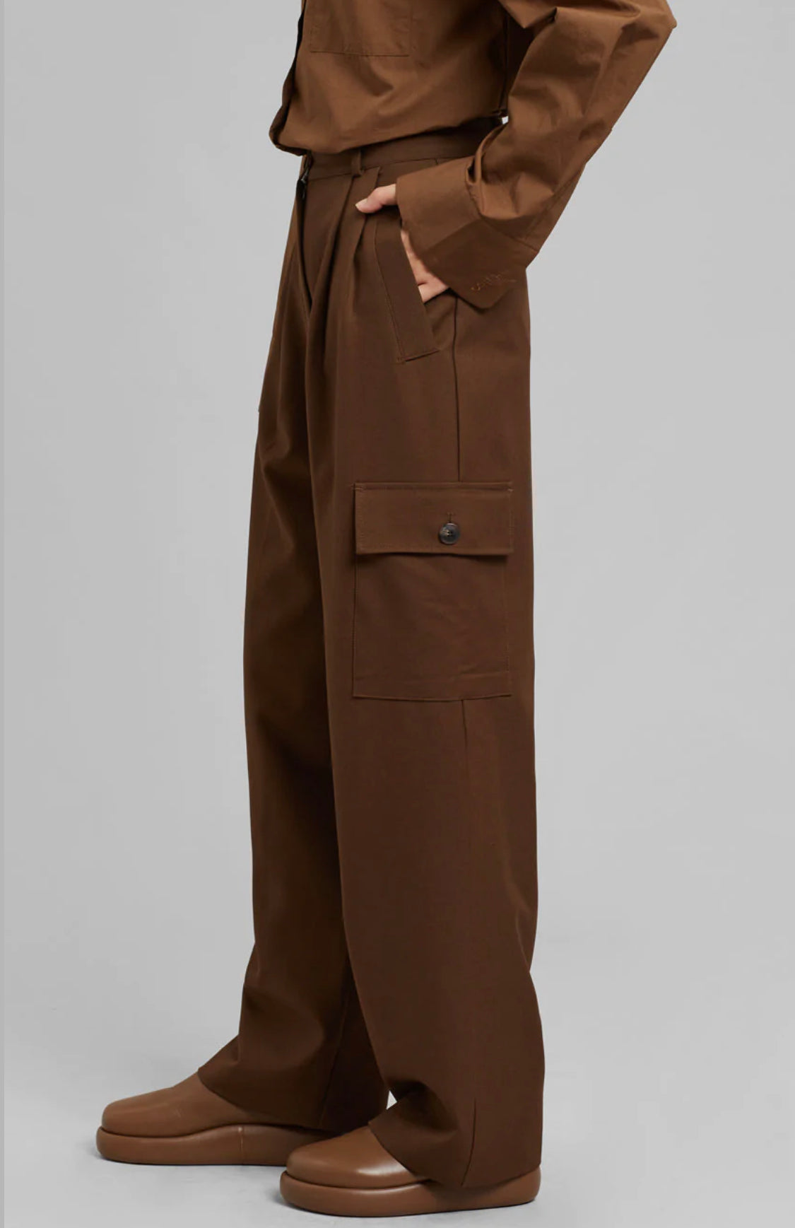 Brown Cargo Trouser