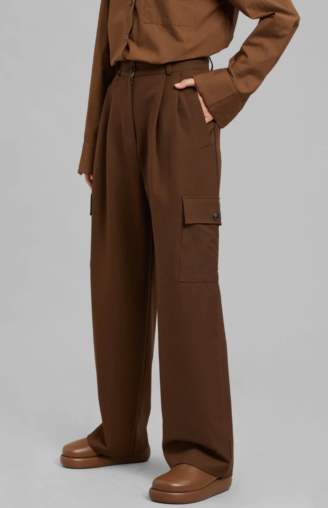 Brown Cargo Trouser