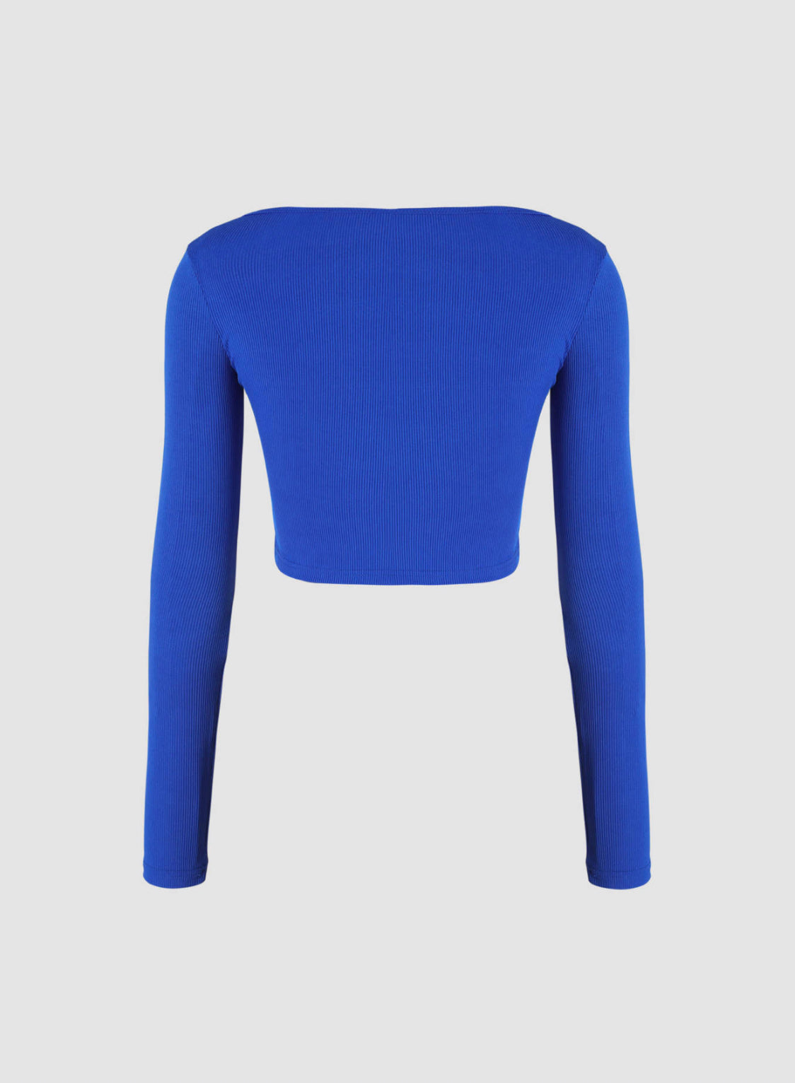 Electric Blue Square Neck Top