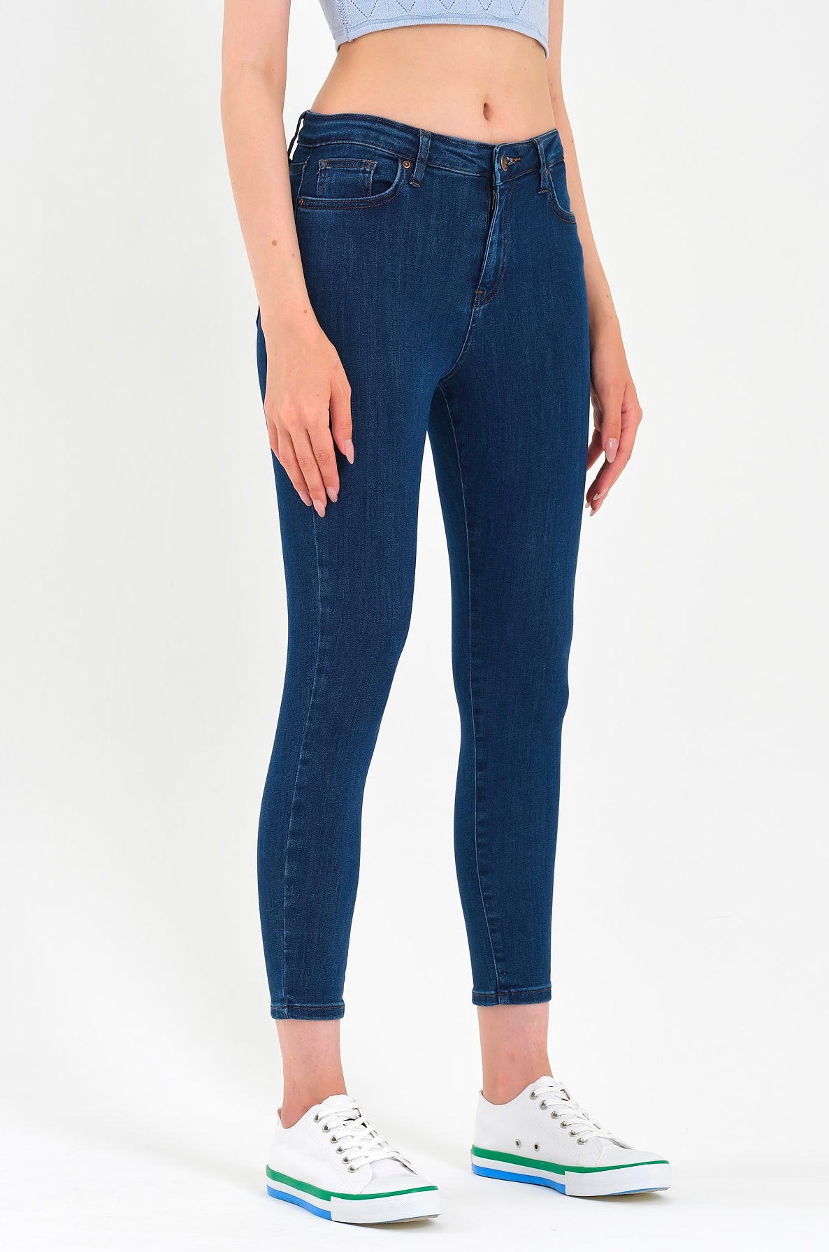 Oxford Blue Skinny Fit Jeans