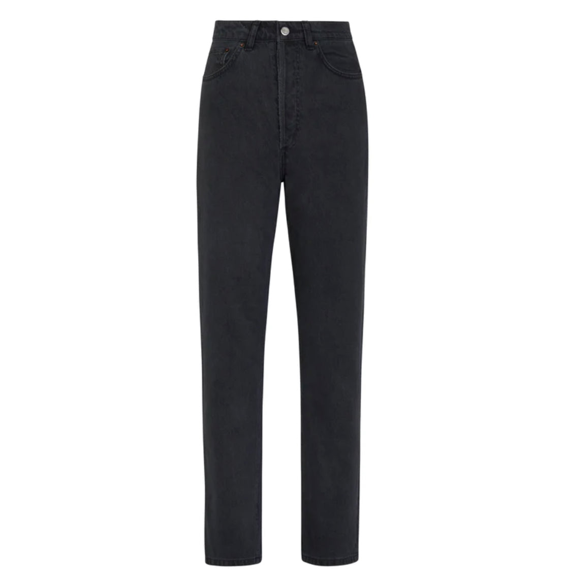 Charcoal Black Straight Leg Jeans