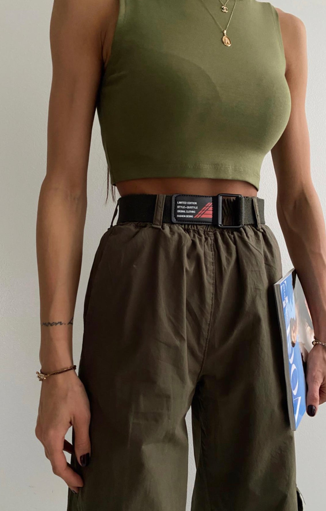 Classic Olive Cargo Trousers