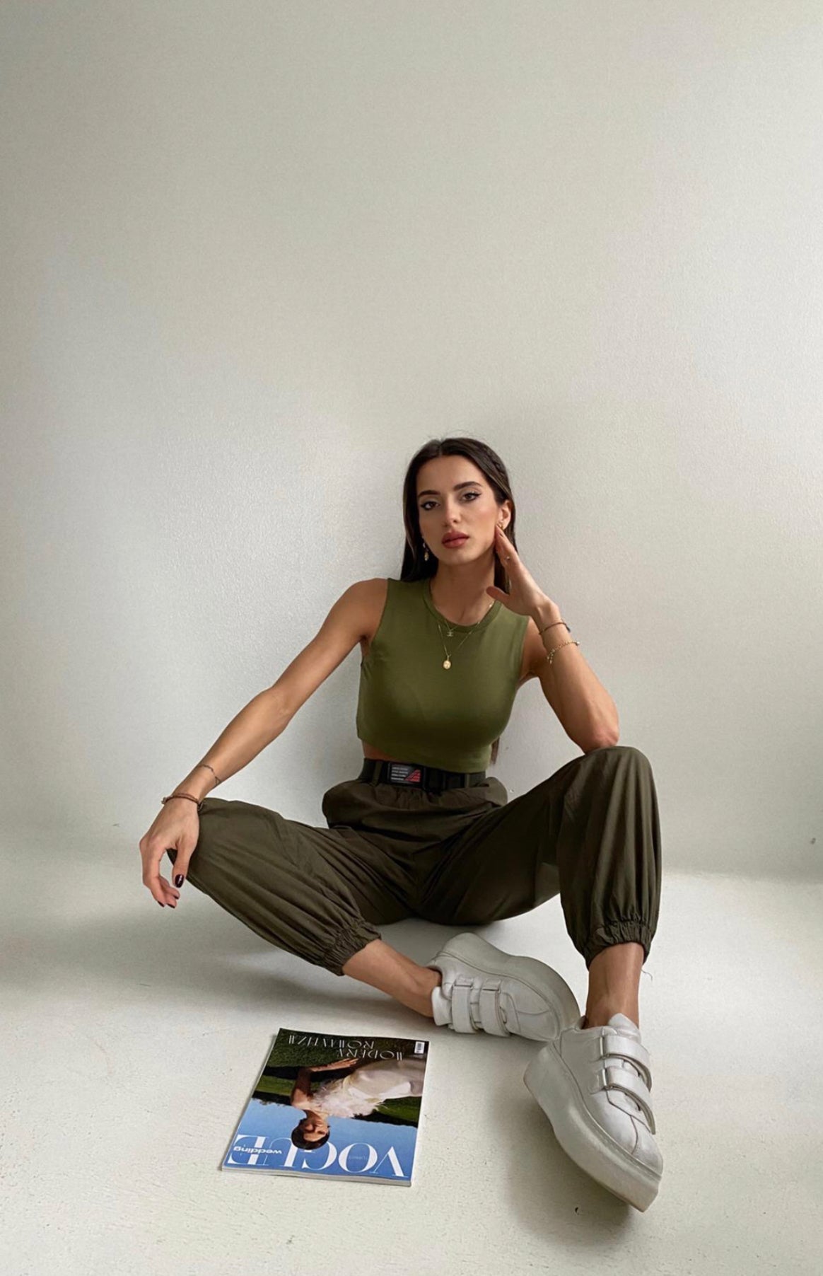 Classic Olive Cargo Trousers