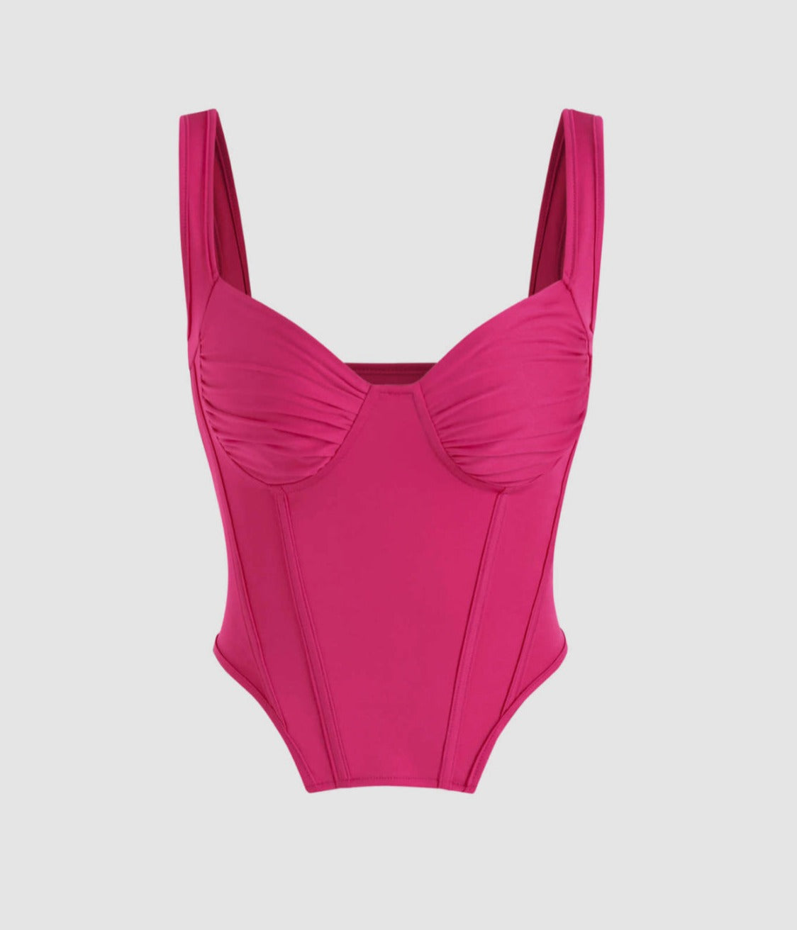 Fuchsia Pink Corset Top