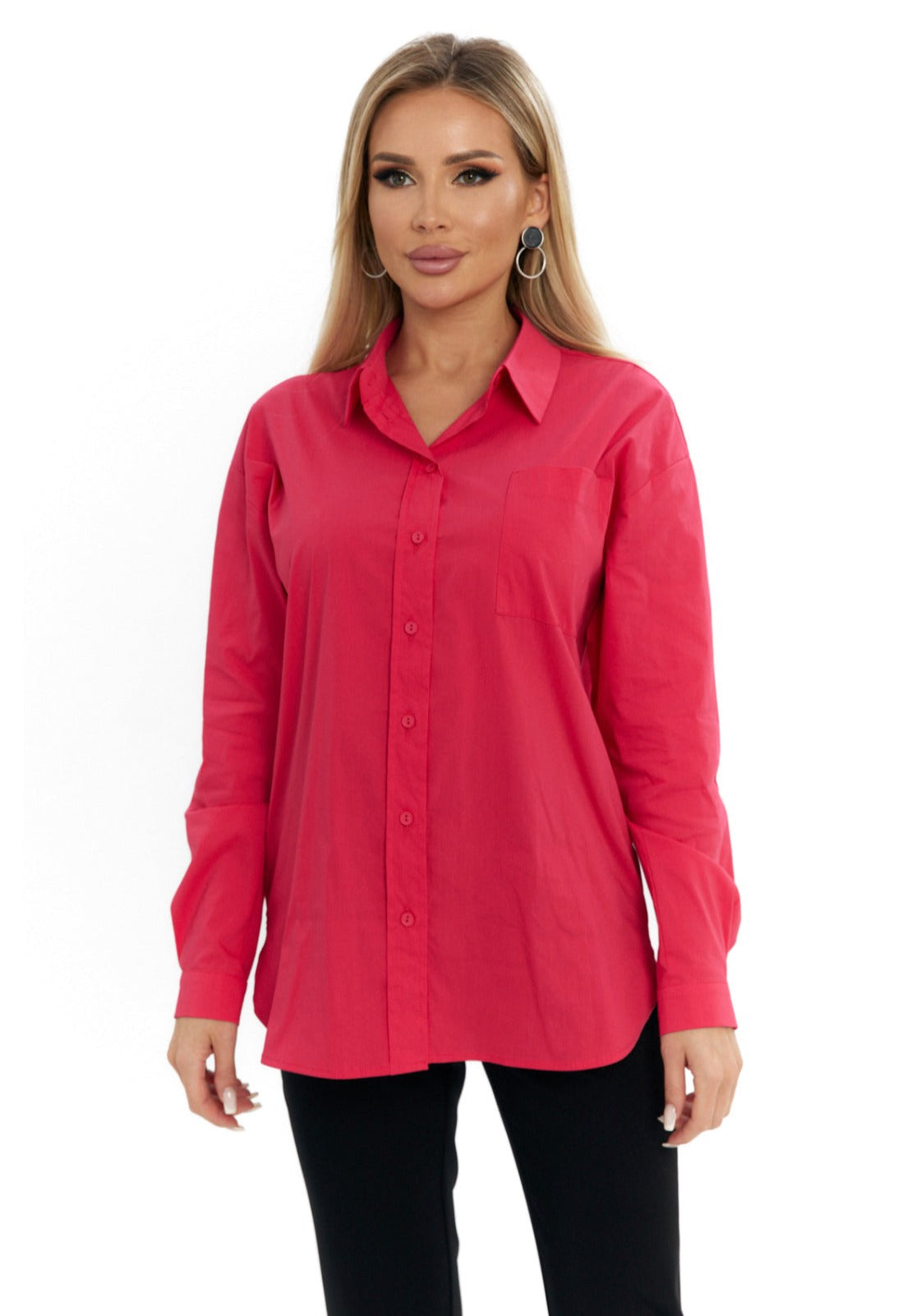 Power Pink Cotton Shirt