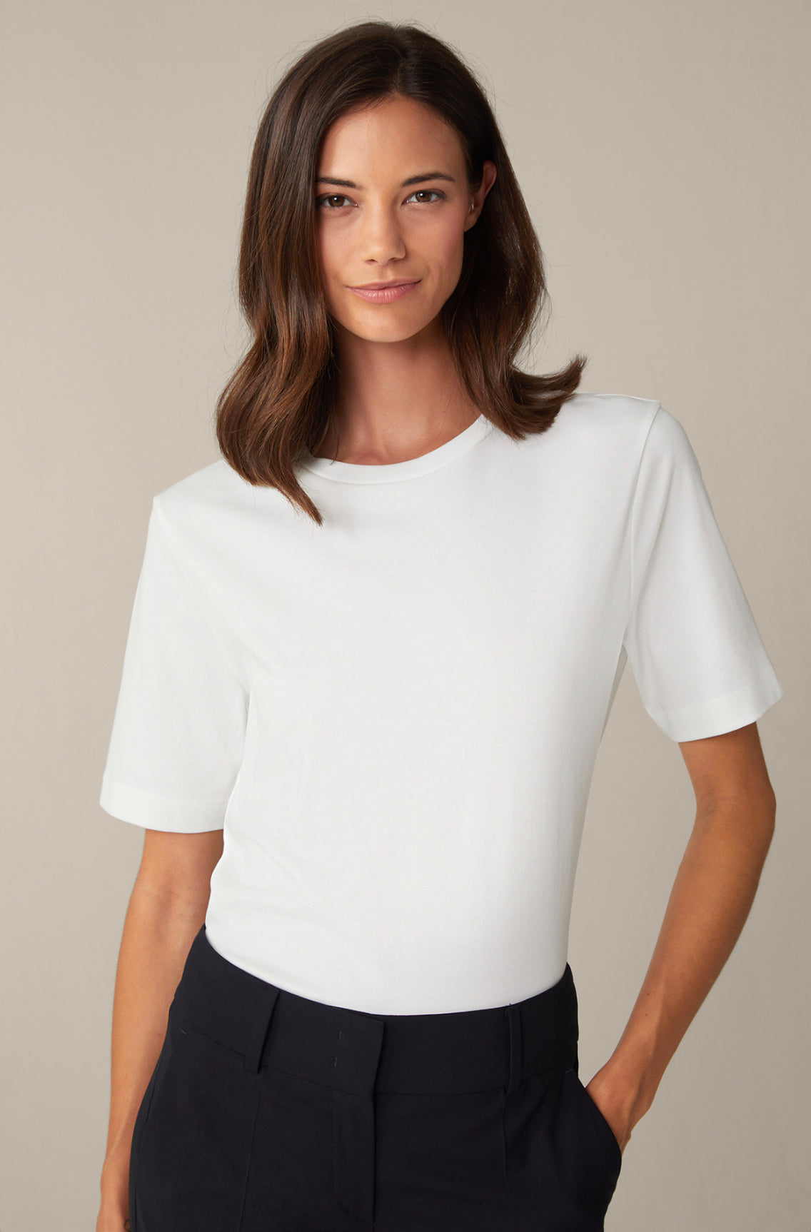 White Organic Cotton Tshirt