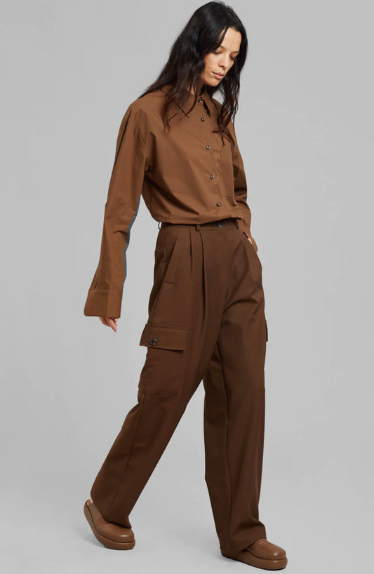 Brown Cargo Trouser