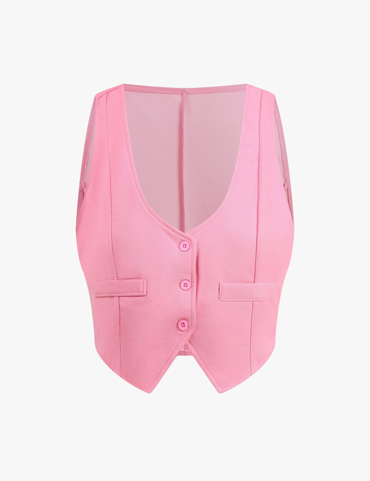 pink-tailored-crop-waistcoat